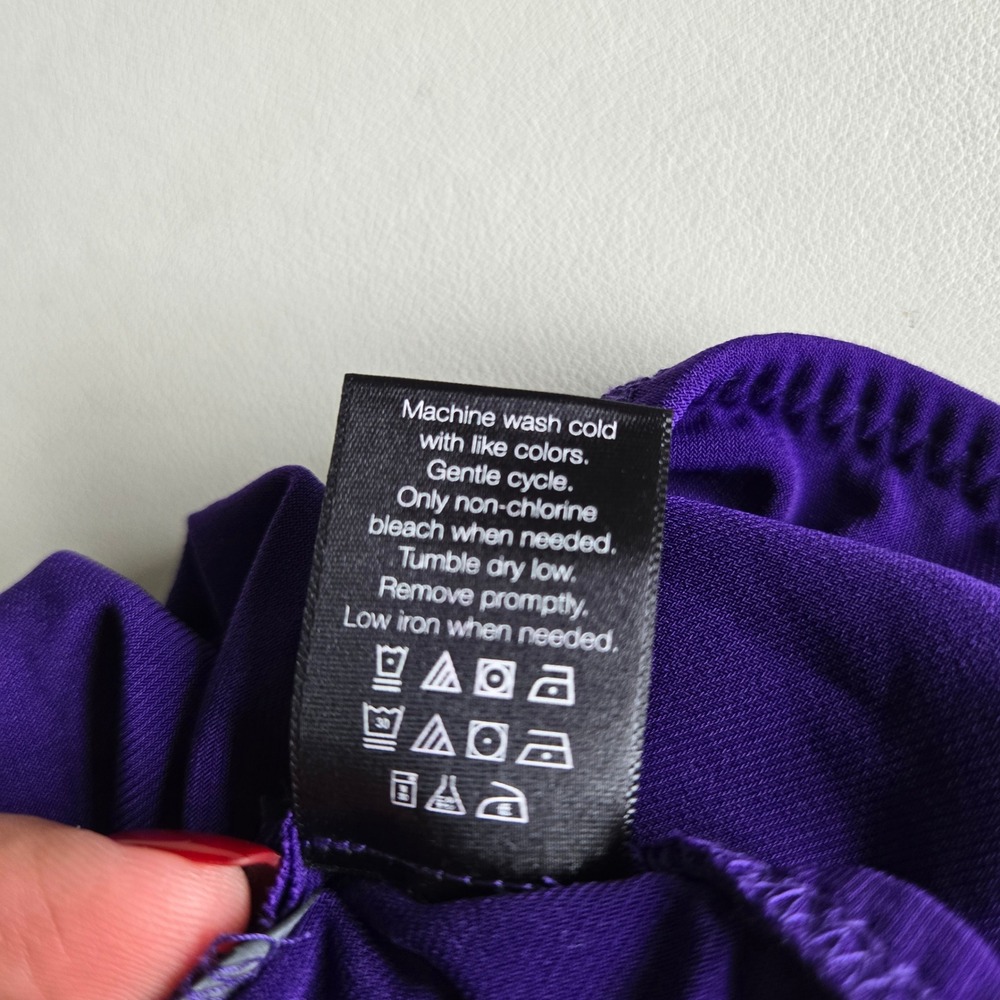 Norma Kamali Purple One Piece Swimsuit - Picture 8 of 8